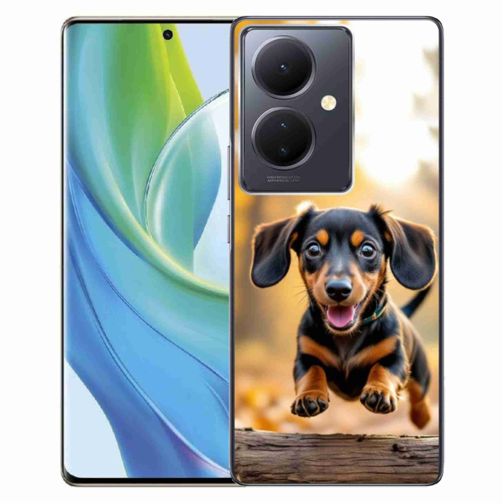Gelový kryt mmCase na Vivo V29 Lite 5G - jezevčík 2