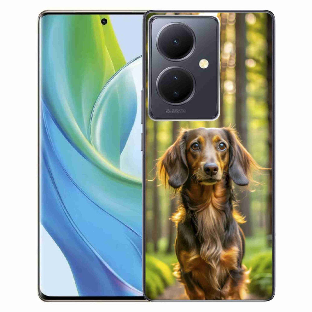 Gelový kryt mmCase na Vivo V29 Lite 5G - jezevčík 4
