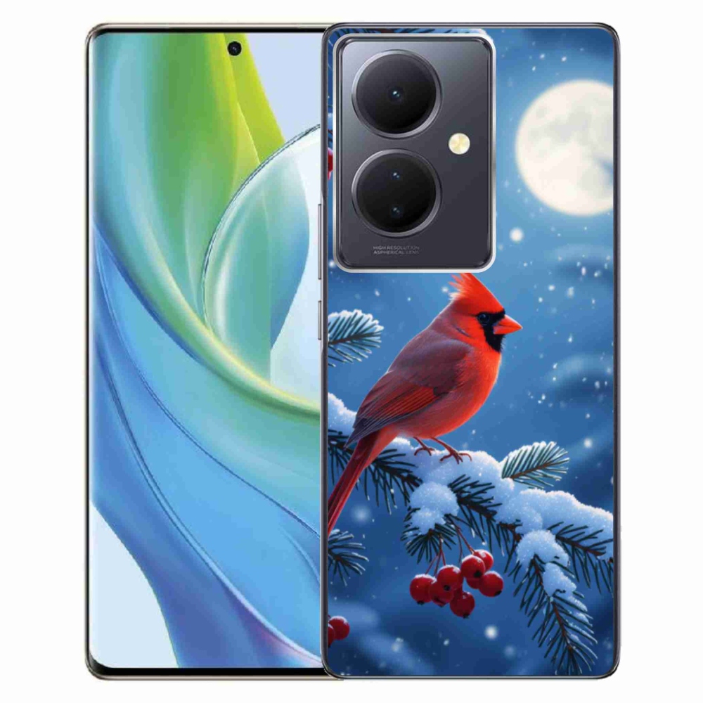 Gelový kryt mmCase na Vivo V29 Lite 5G - kardinál červený