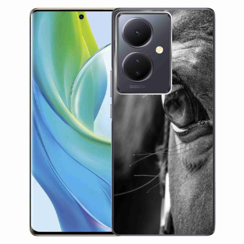 Gelový kryt mmCase na Vivo V29 Lite 5G - koňský pohled