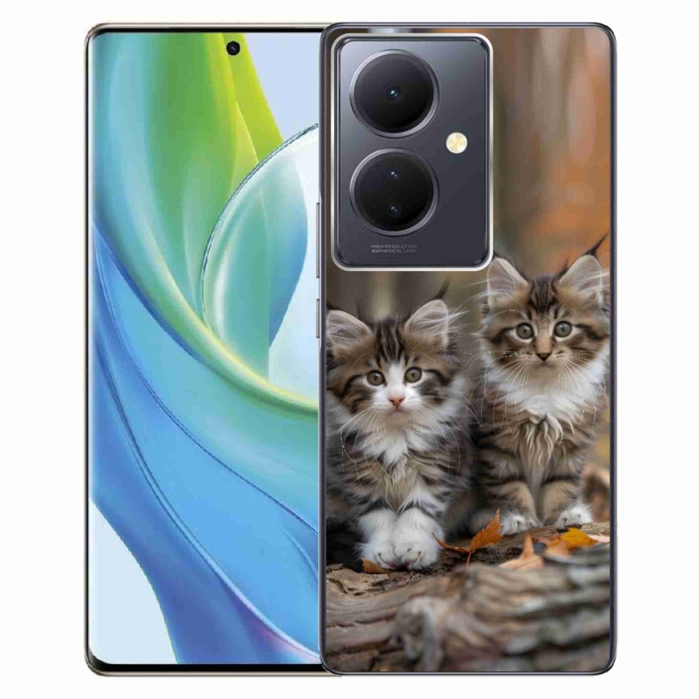 Gelový kryt mmCase na Vivo V29 Lite 5G - kočičí duo 3