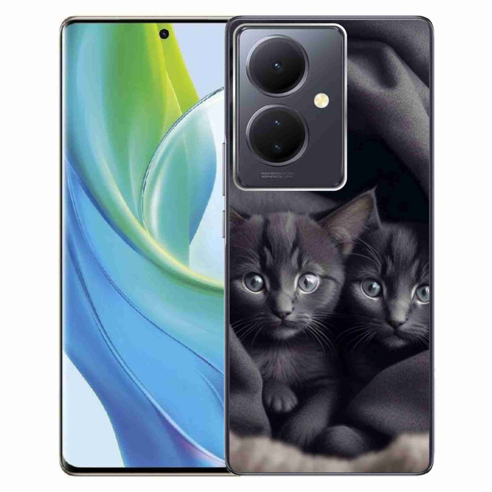 Gelový kryt mmCase na Vivo V29 Lite 5G - kočičí duo