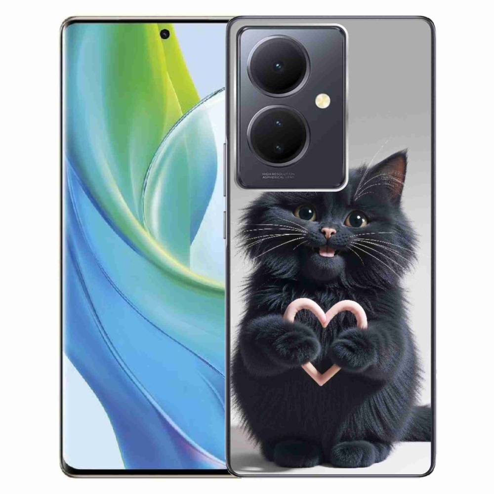 Gelový kryt mmCase na Vivo V29 Lite 5G - kočičí láska 3