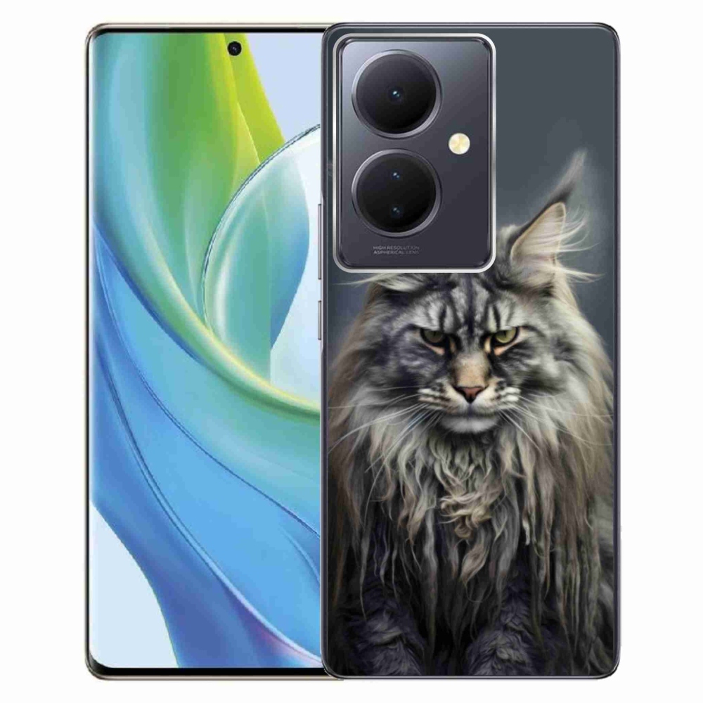 Gelový kryt mmCase na Vivo V29 Lite 5G - kočíčí pohled 4