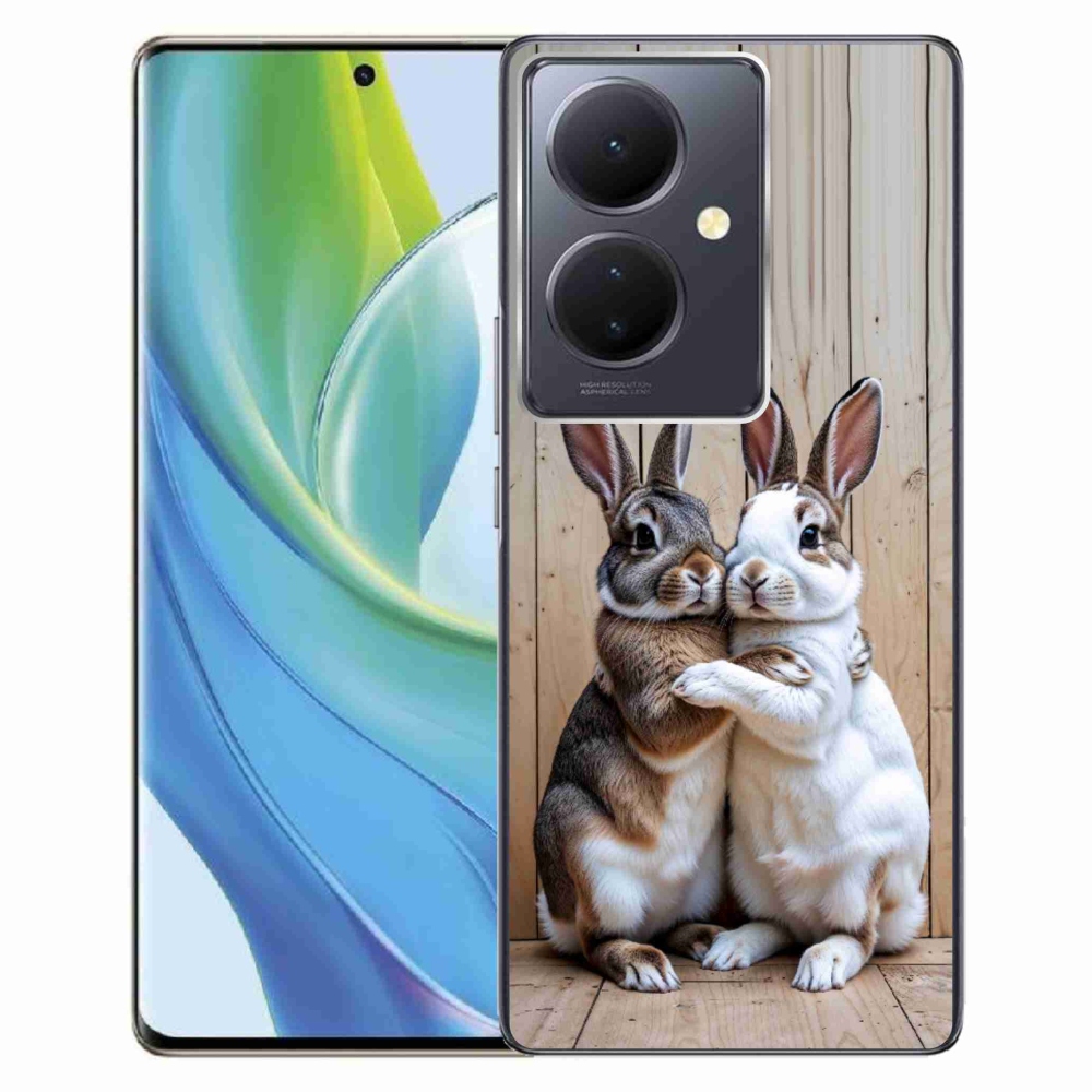 Gelový kryt mmCase na Vivo V29 Lite 5G - králičí pár