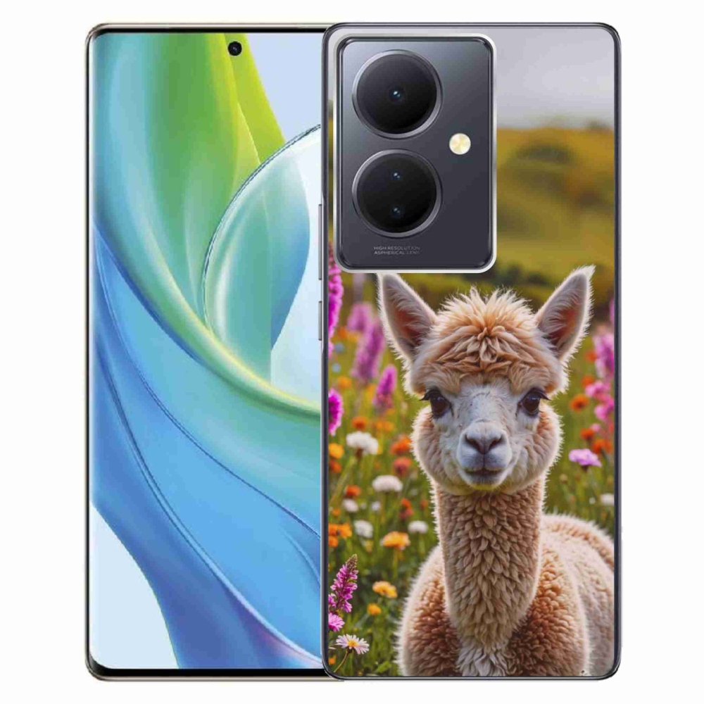 Gelový kryt mmCase na Vivo V29 Lite 5G - lama na louce