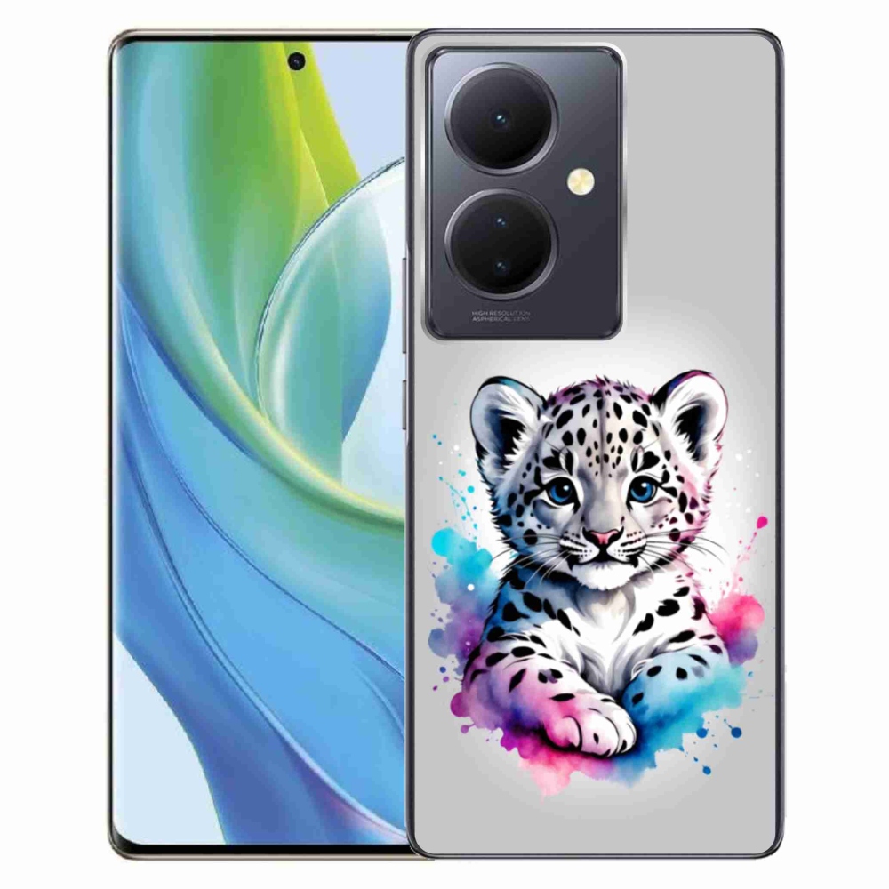 Gelový kryt mmCase na Vivo V29 Lite 5G - levhartí mládě