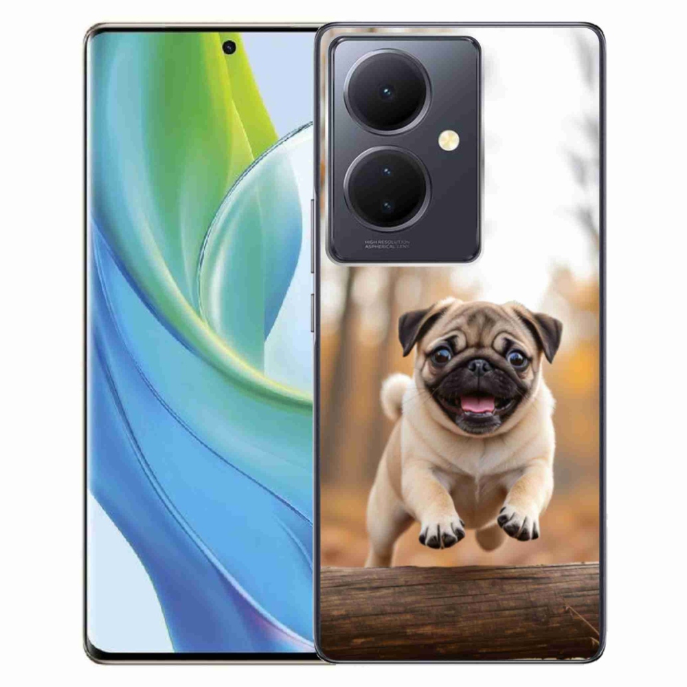 Gelový kryt mmCase na Vivo V29 Lite 5G - mops 2