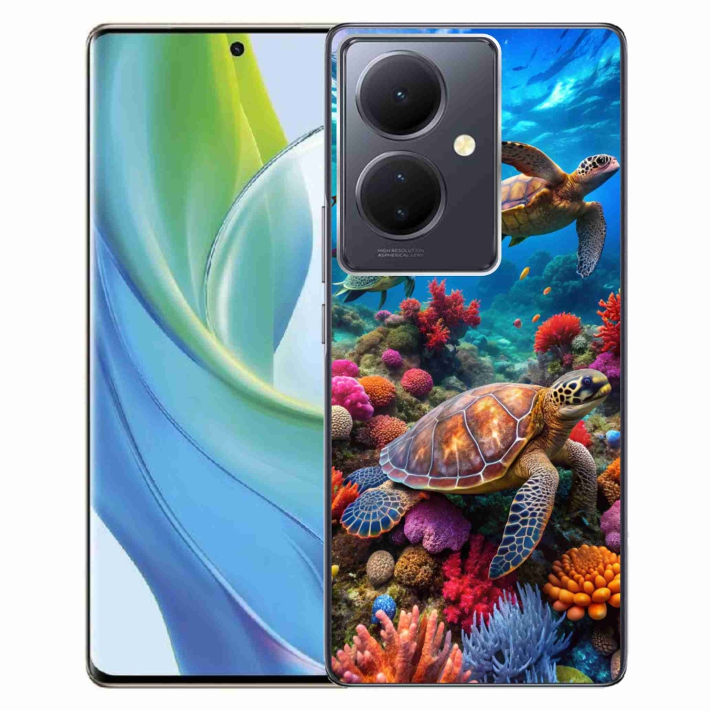 Gelový kryt mmCase na Vivo V29 Lite 5G - mořský svět 2