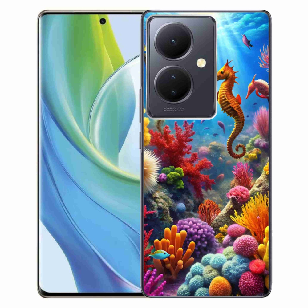 Gelový kryt mmCase na Vivo V29 Lite 5G - mořský svět 3