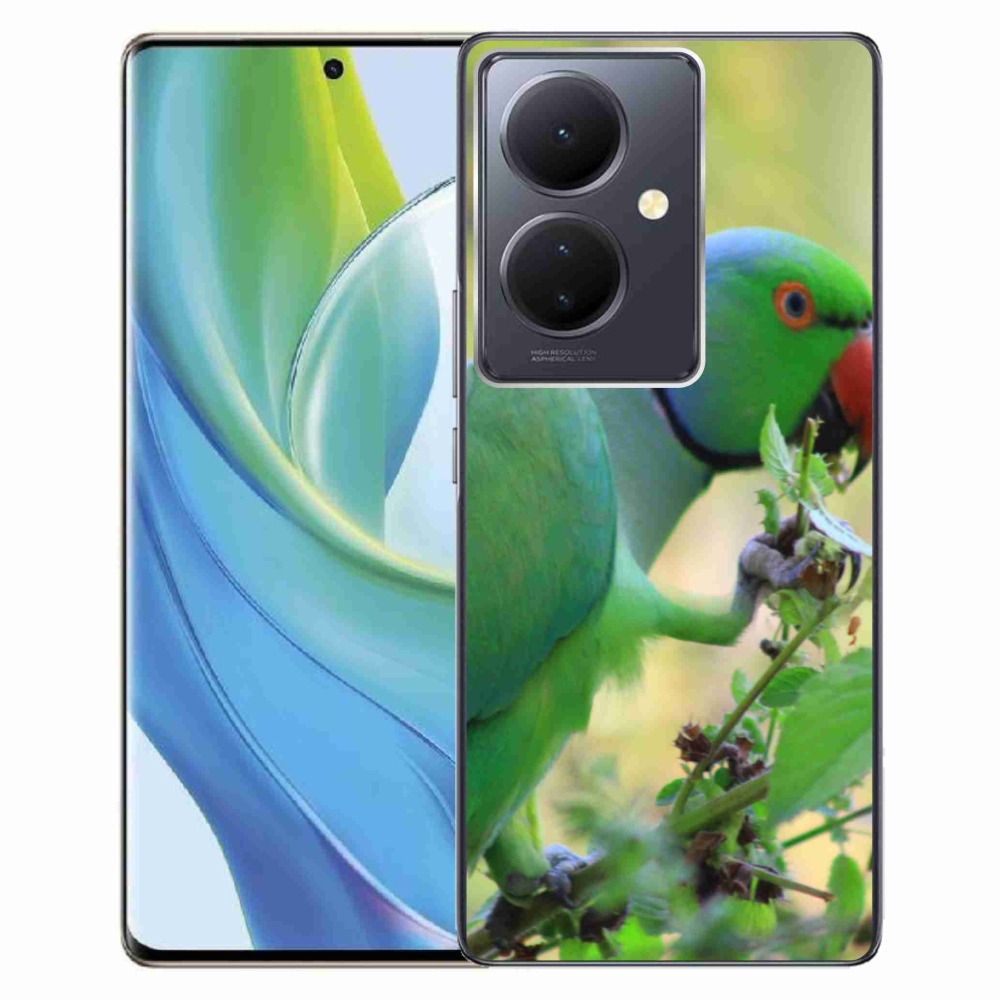 Gelový kryt mmCase na Vivo V29 Lite 5G - papoušek alexandr