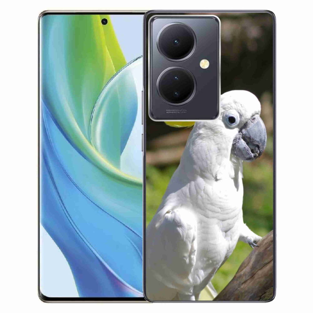 Gelový kryt mmCase na Vivo V29 Lite 5G - papoušek kakadu 2