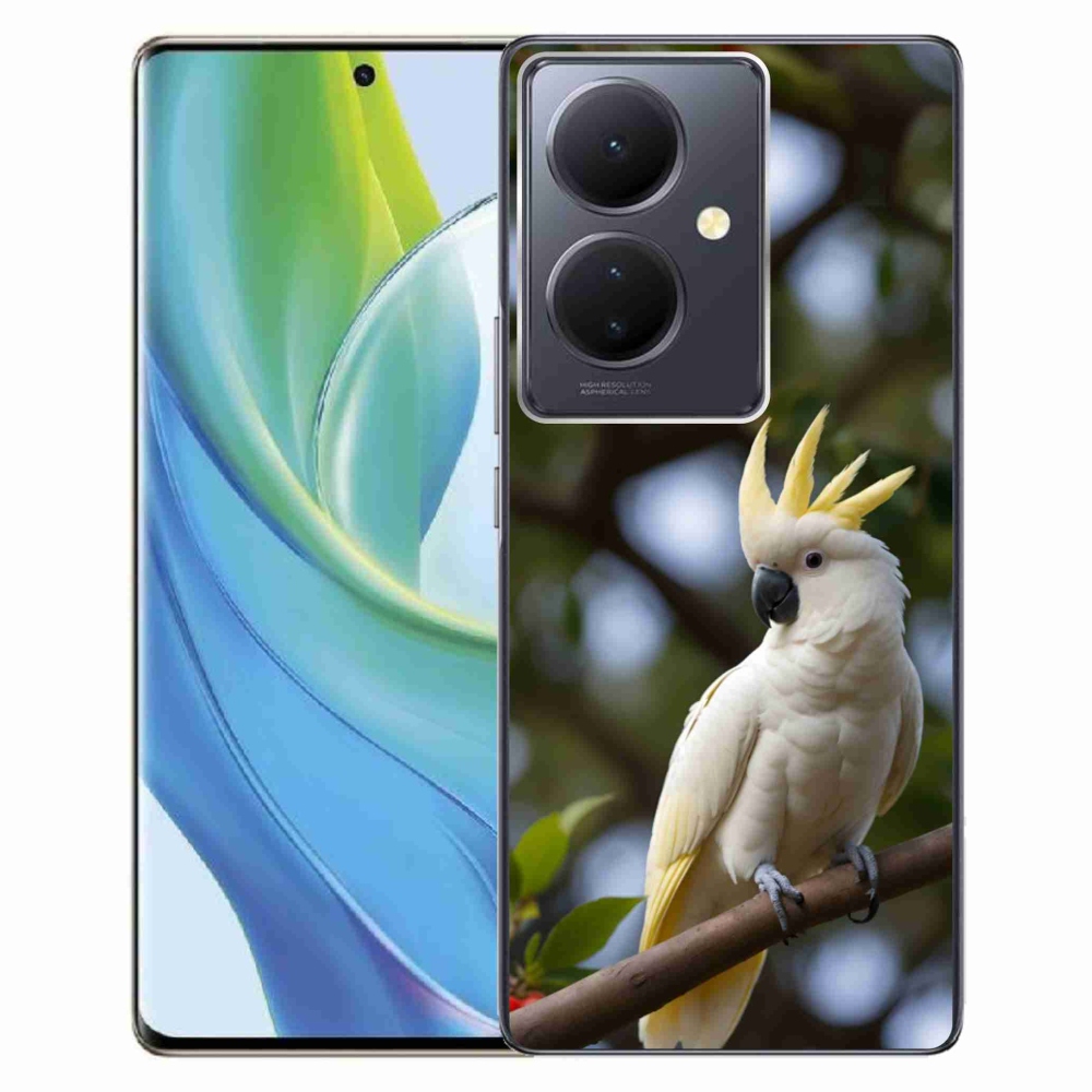 Gelový kryt mmCase na Vivo V29 Lite 5G - papoušek kakadu 3