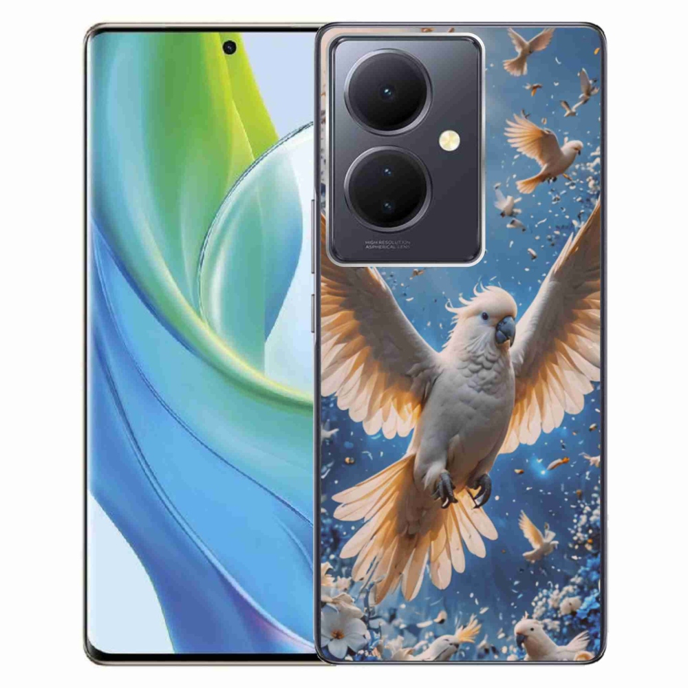 Gelový kryt mmCase na Vivo V29 Lite 5G - papoušek kakadu