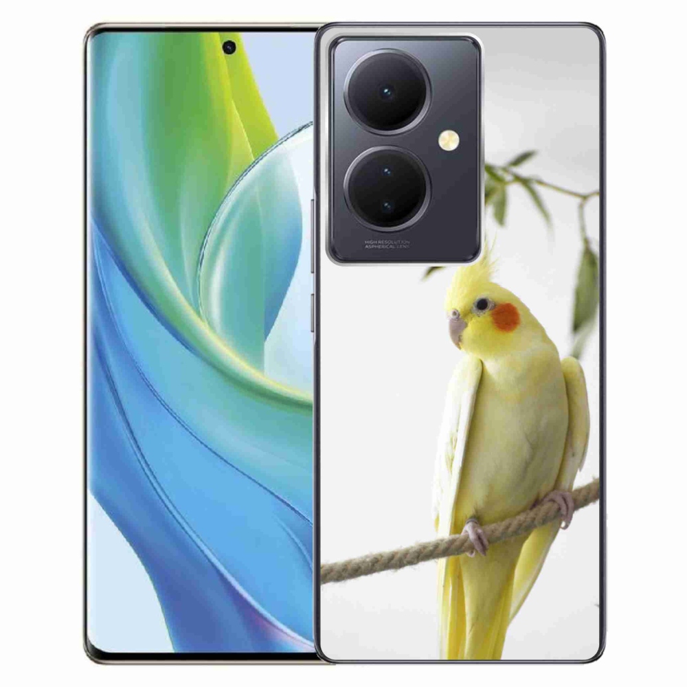 Gelový kryt mmCase na Vivo V29 Lite 5G - papoušek korela chocholatá
