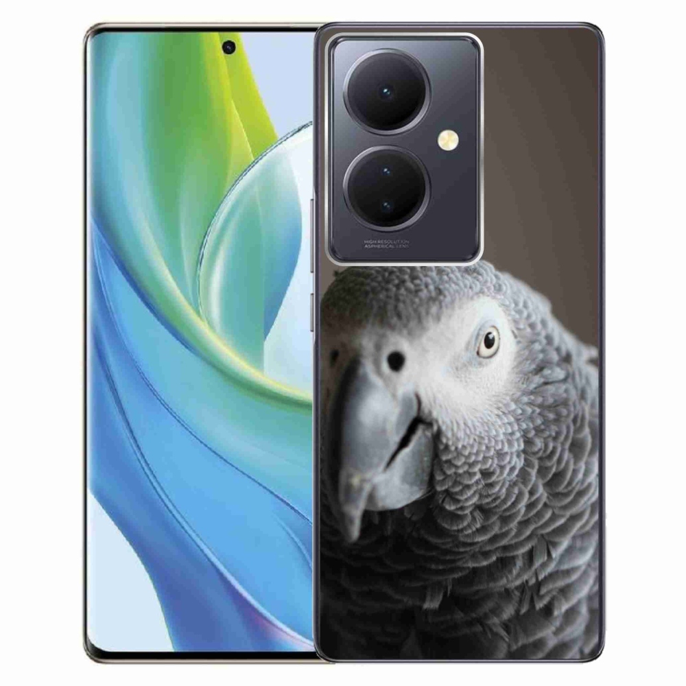 Gelový kryt mmCase na Vivo V29 Lite 5G - papoušek žako 2