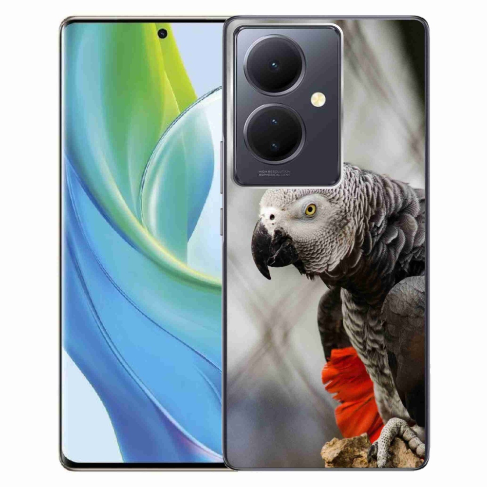 Gelový kryt mmCase na Vivo V29 Lite 5G - papoušek žako 3
