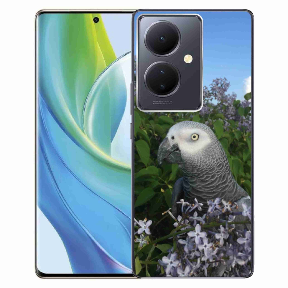 Gelový kryt mmCase na Vivo V29 Lite 5G - papoušek žako