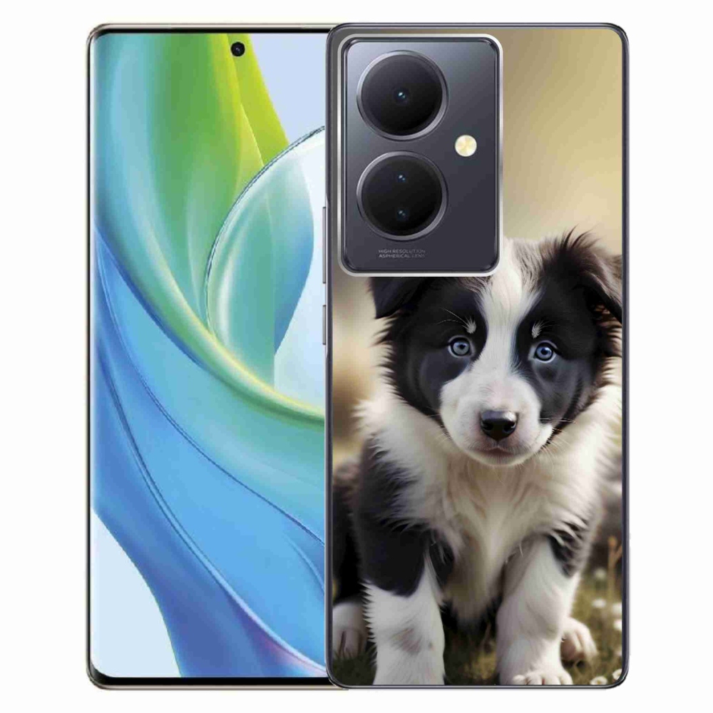 Gelový kryt mmCase na Vivo V29 Lite 5G - roztomilá border kolie