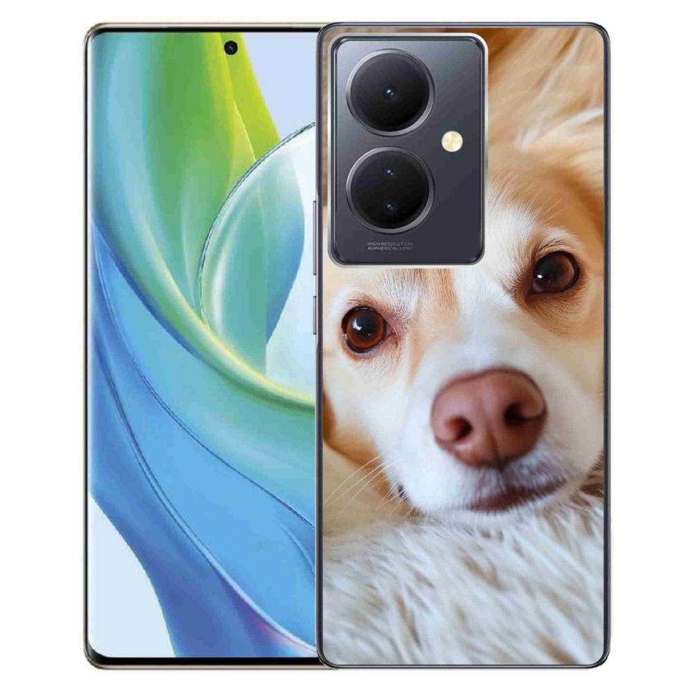 Gelový kryt mmCase na Vivo V29 Lite 5G - Roztomilá čivava