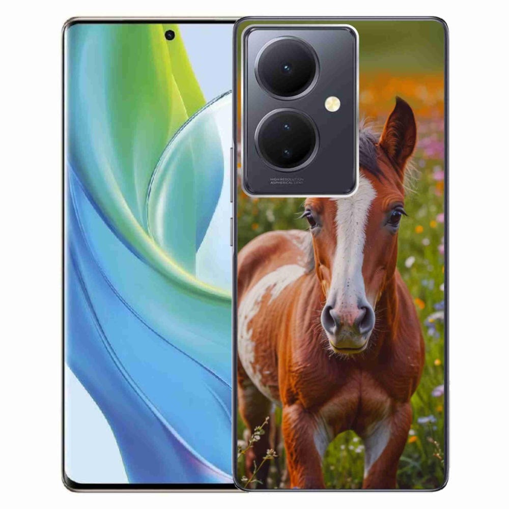 Gelový kryt mmCase na Vivo V29 Lite 5G - roztomilé hříbě