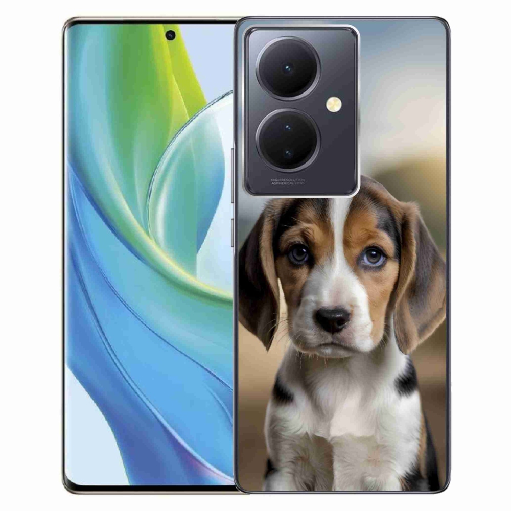 Gelový kryt mmCase na Vivo V29 Lite 5G - roztomilý bígl