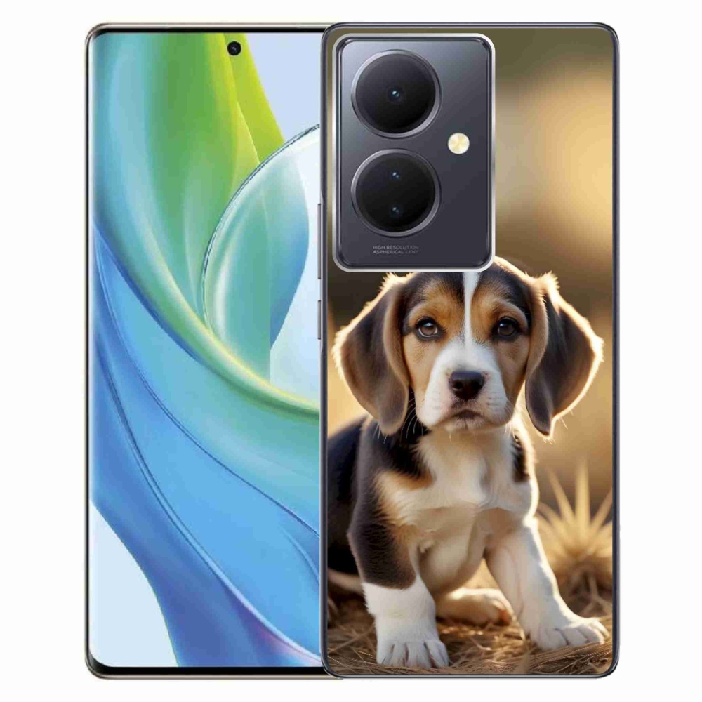Gelový kryt mmCase na Vivo V29 Lite 5G - roztomilý bígl