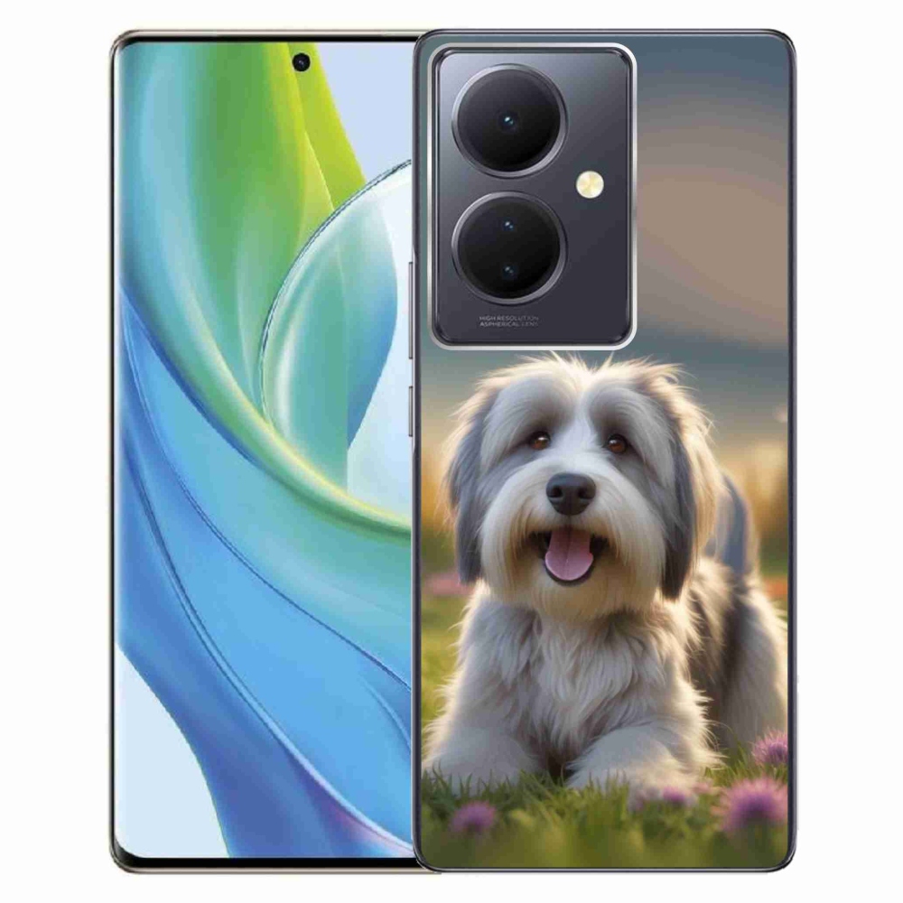 Gelový kryt mmCase na Vivo V29 Lite 5G - roztomilý havanský psík