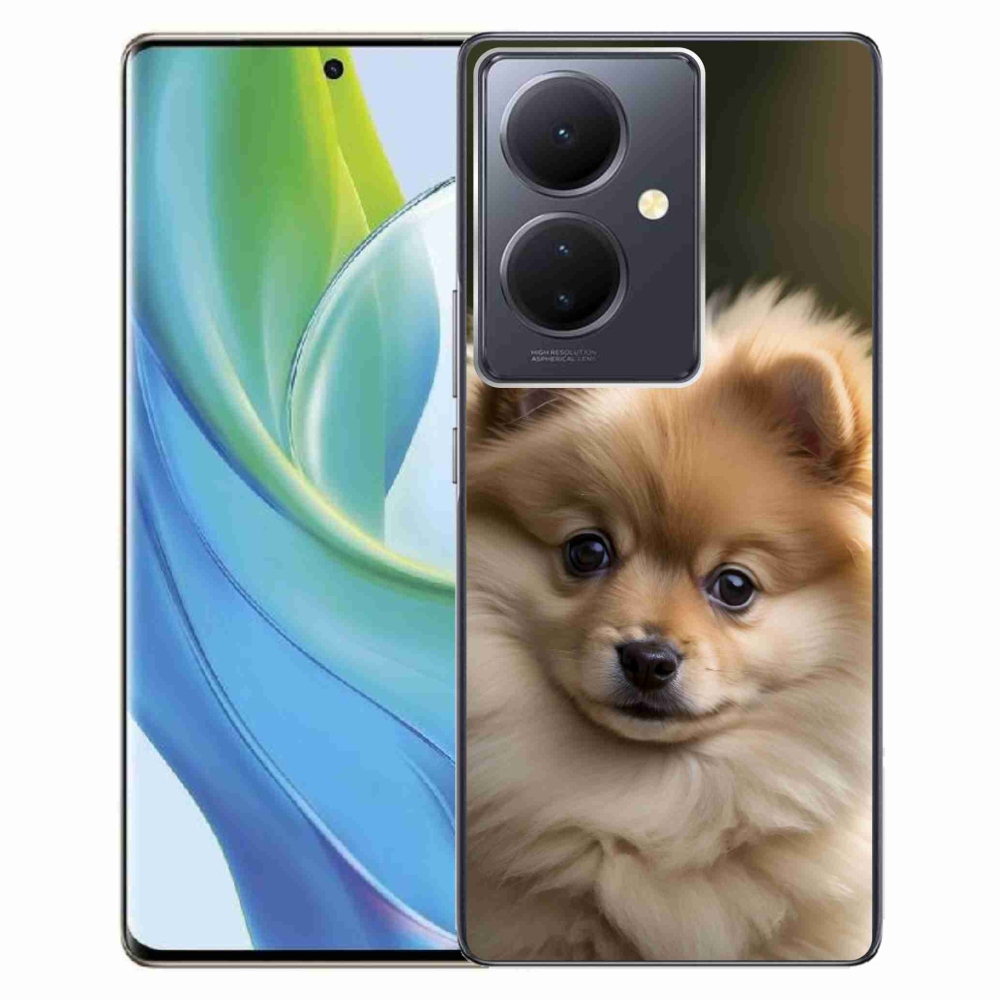 Gelový kryt mmCase na Vivo V29 Lite 5G - roztomilý pomeranian 2