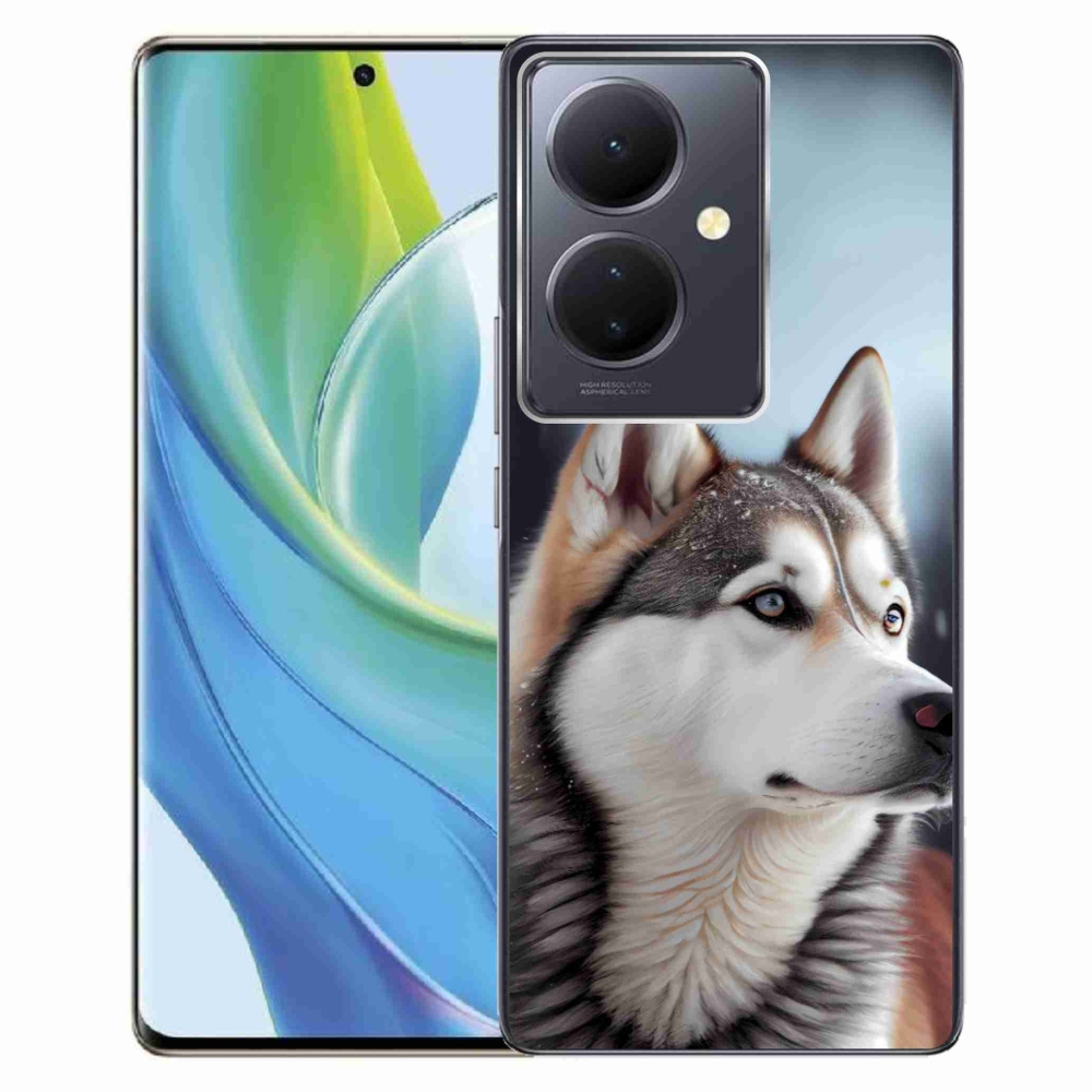 Gelový kryt mmCase na Vivo V29 Lite 5G - sibiřský husky