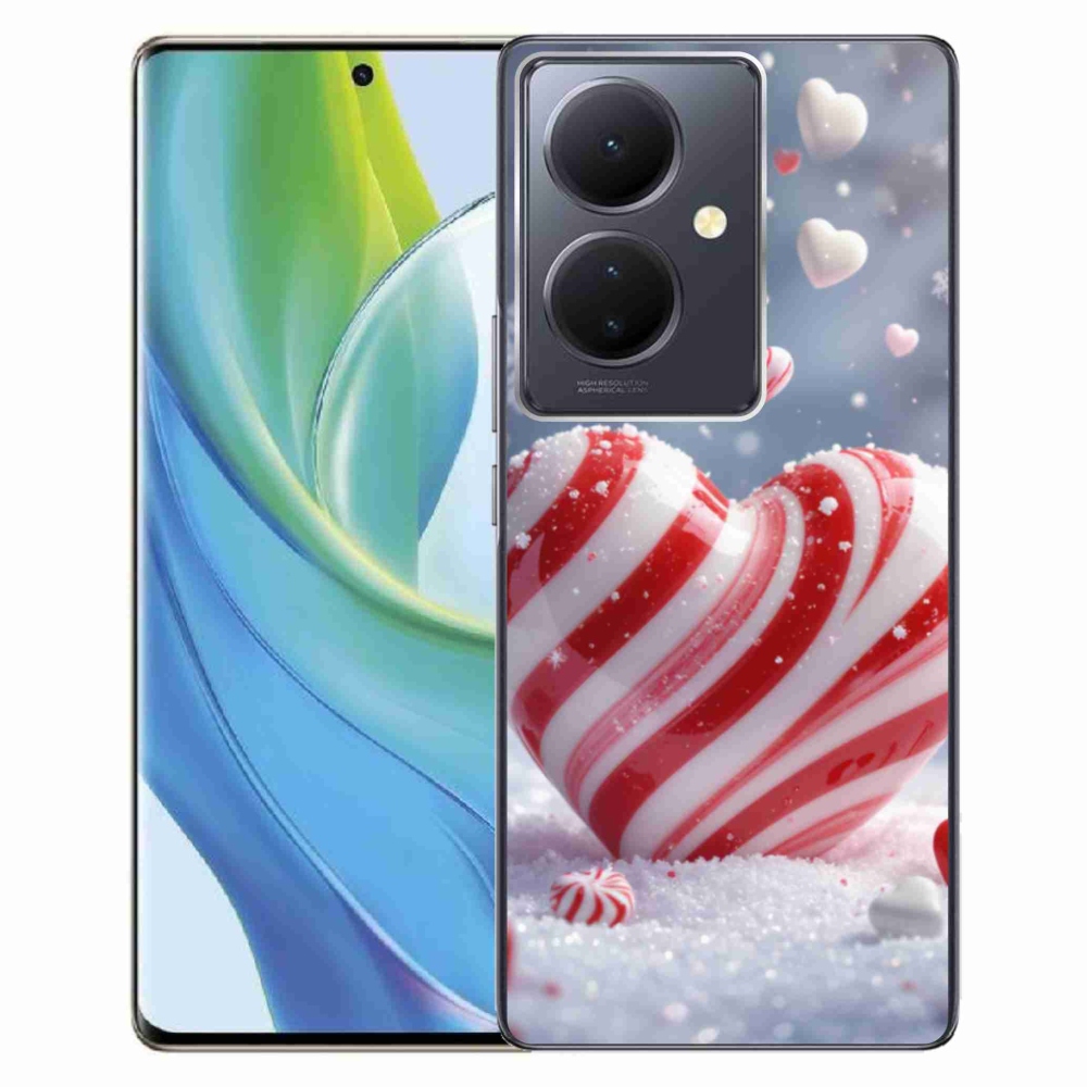 Gelový kryt mmCase na Vivo V29 Lite 5G - sladké srdce