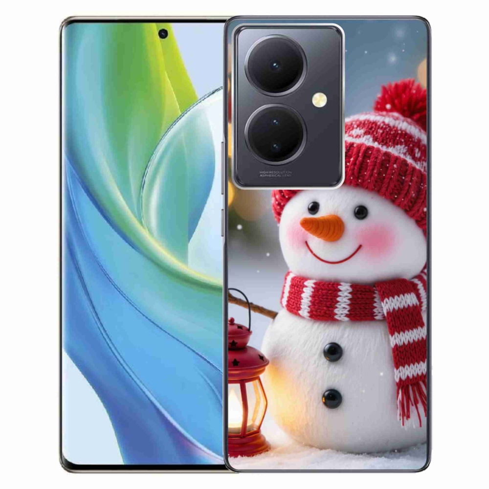 Gelový kryt mmCase na Vivo V29 Lite 5G - sněhulák 2