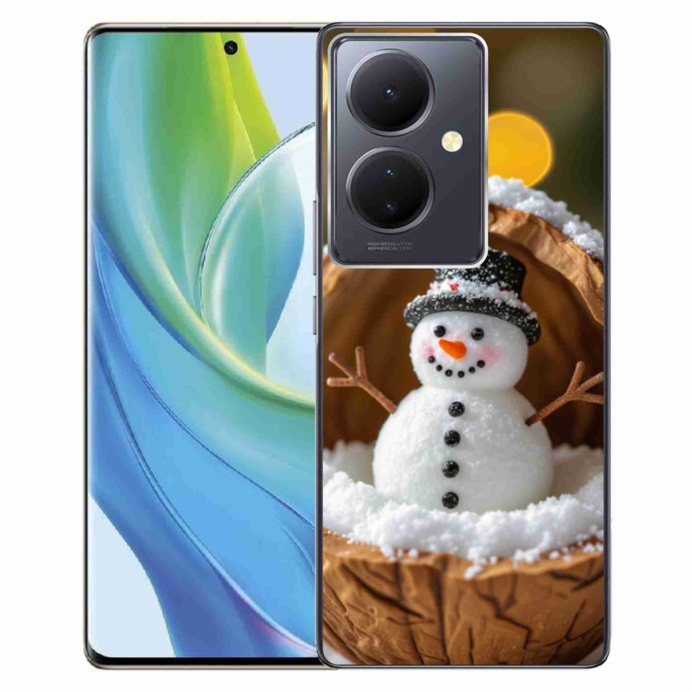 Gelový kryt mmCase na Vivo V29 Lite 5G - sněhulák 4