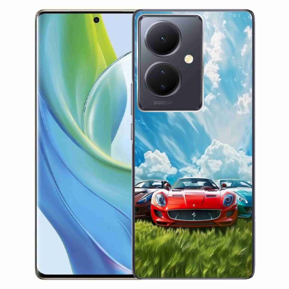Gelový kryt mmCase na Vivo V29 Lite 5G - sportovní vozy