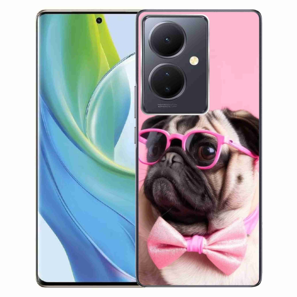 Gelový kryt mmCase na Vivo V29 Lite 5G - stylový mops