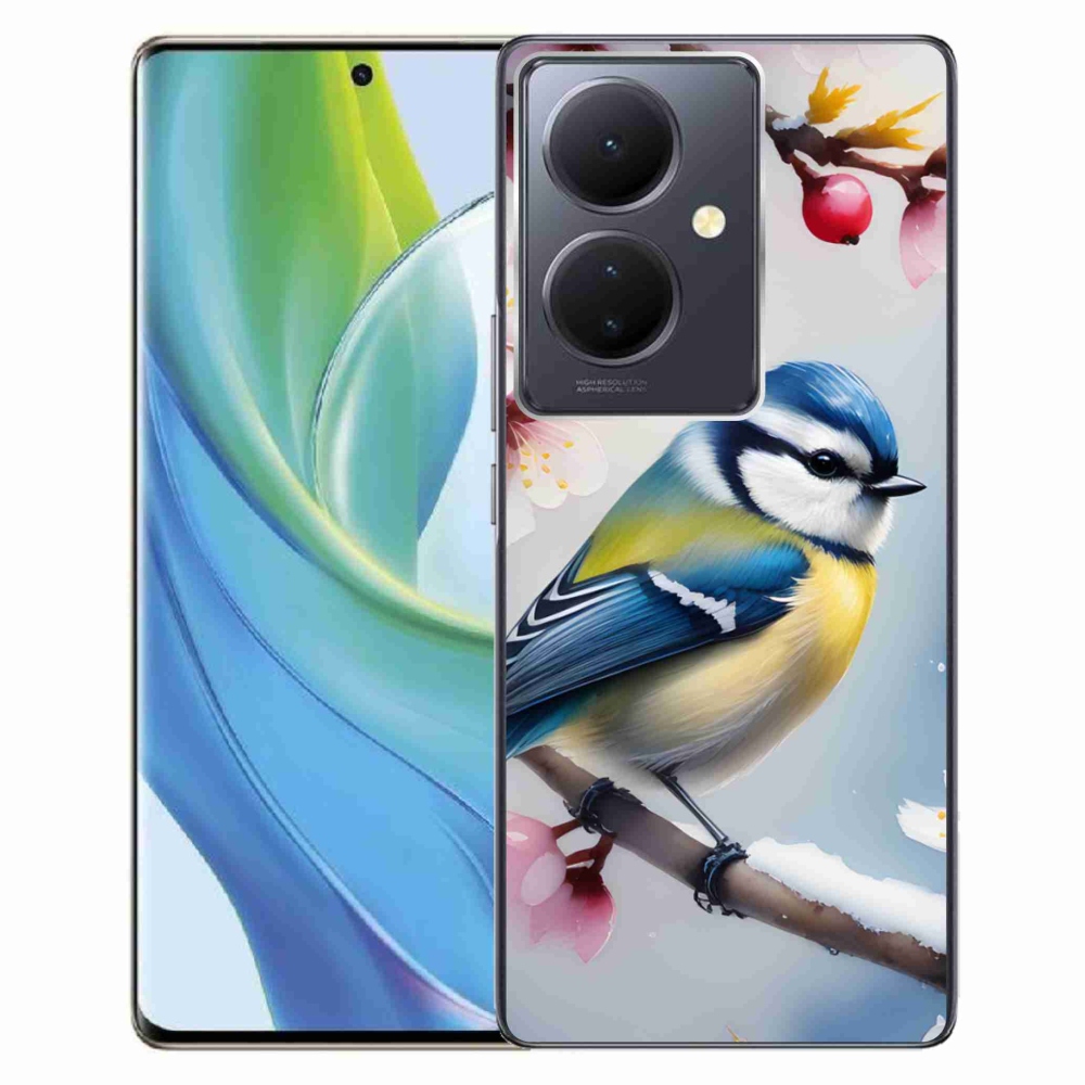 Gelový kryt mmCase na Vivo V29 Lite 5G - sýkorka