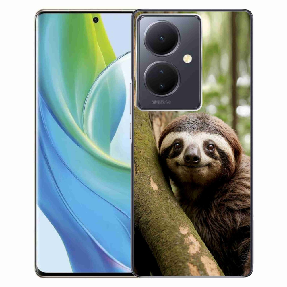 Gelový kryt mmCase na Vivo V29 Lite 5G - usměvavý lenochod