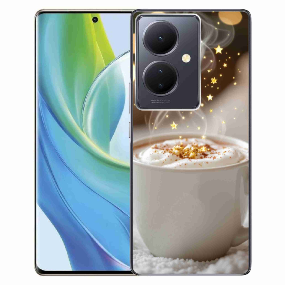 Gelový kryt mmCase na Vivo V29 Lite 5G - vánoční horký nápoj