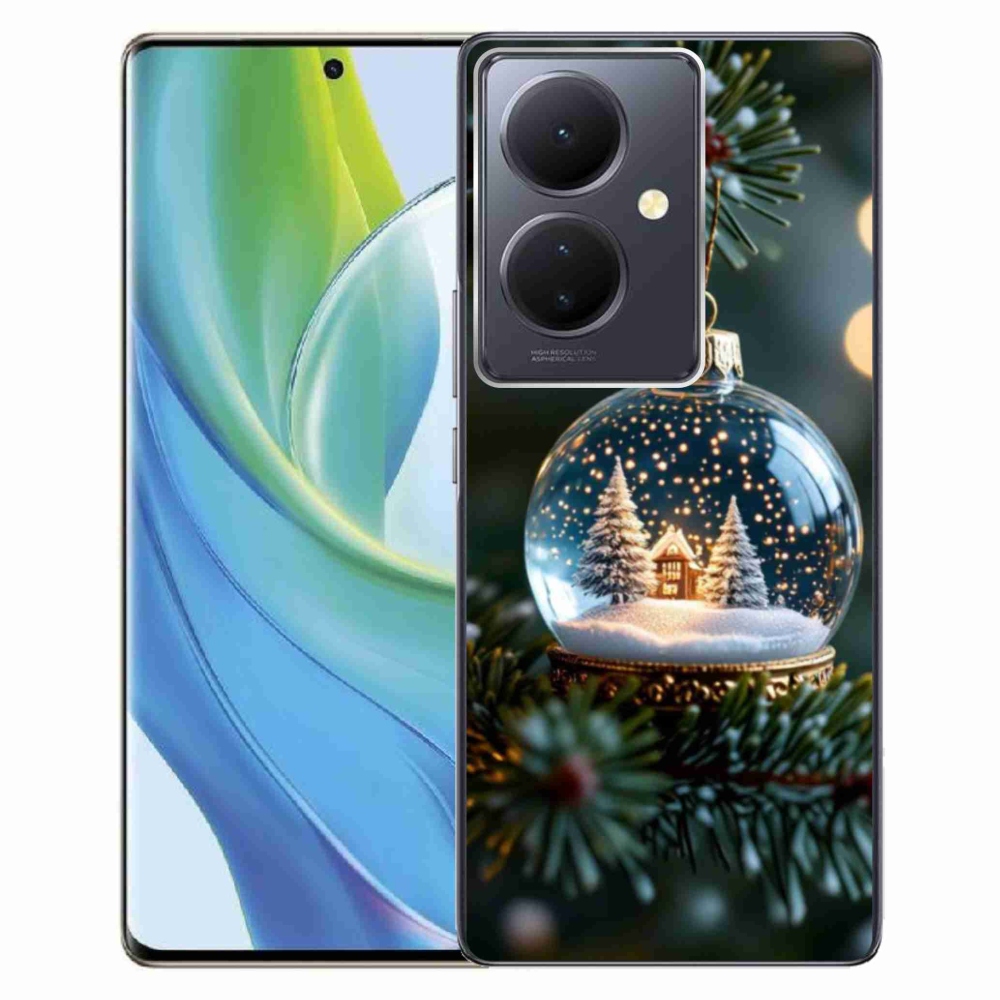 Gelový kryt mmCase na Vivo V29 Lite 5G - vánoční koule 2