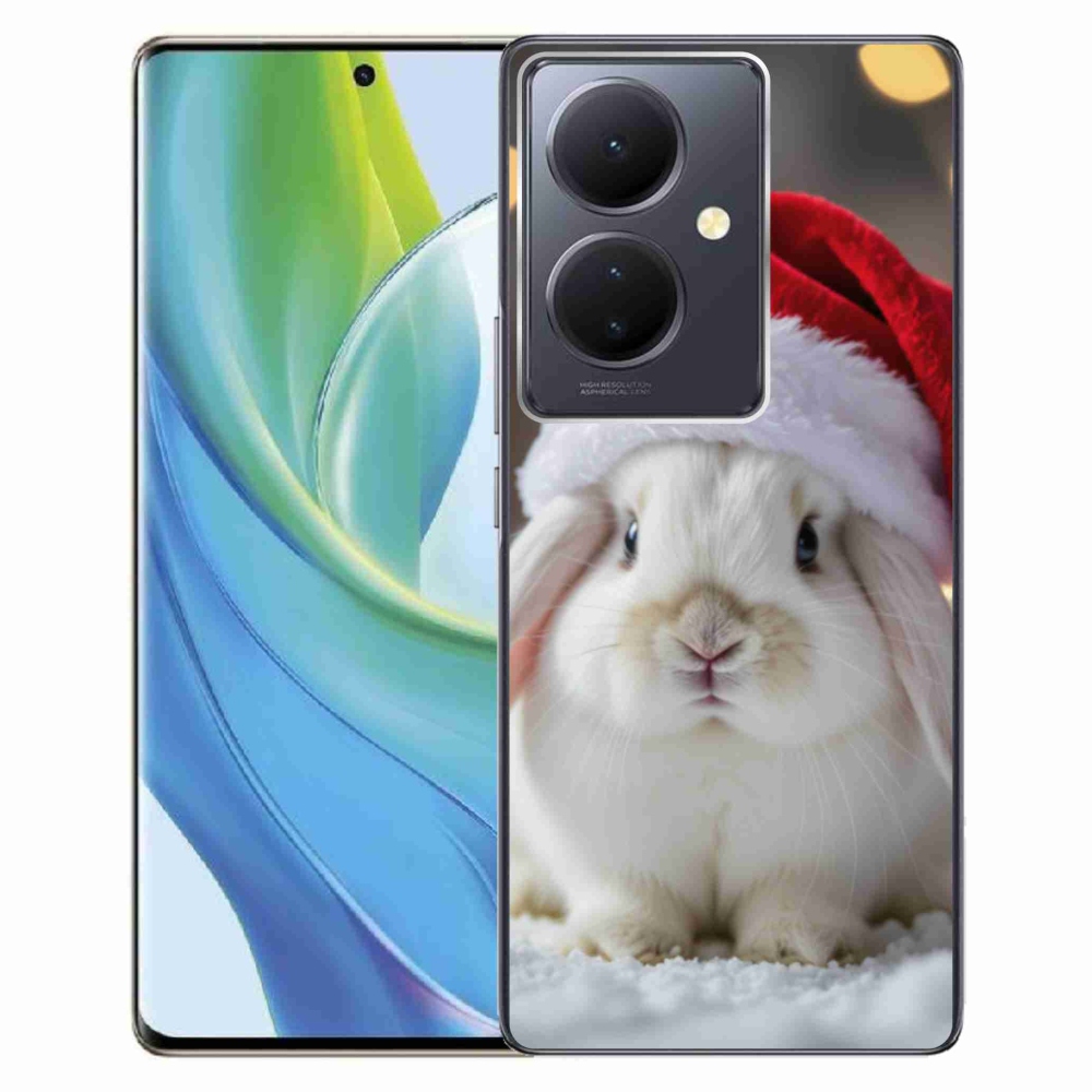 Gelový kryt mmCase na Vivo V29 Lite 5G - vánoční králík