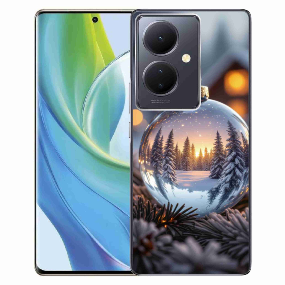Gelový kryt mmCase na Vivo V29 Lite 5G - vánoční ozdoba