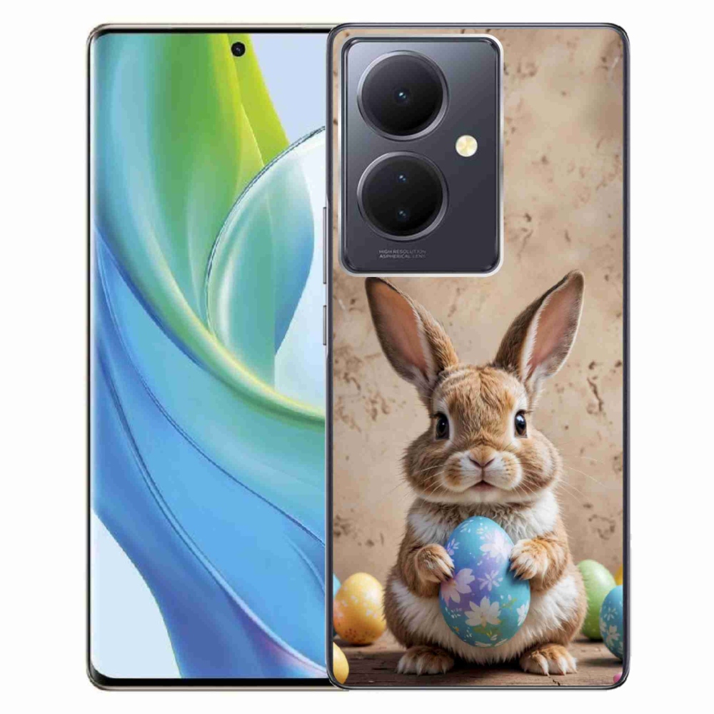 Gelový kryt mmCase na Vivo V29 Lite 5G - velikonoční králíček