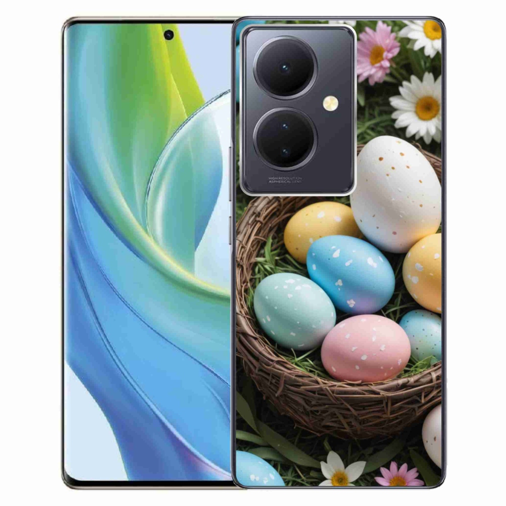 Gelový kryt mmCase na Vivo V29 Lite 5G - velikonoční vajíčka 2