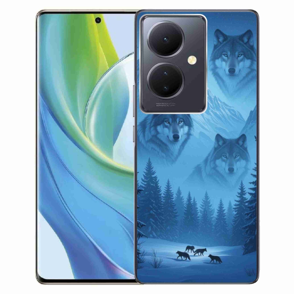 Gelový kryt mmCase na Vivo V29 Lite 5G - vlčí smečka