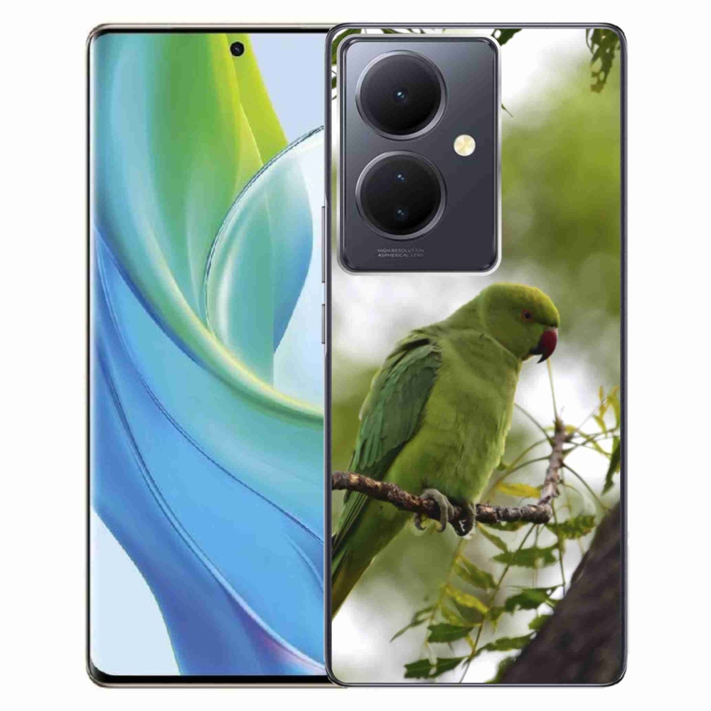 Gelový kryt mmCase na Vivo V29 Lite 5G - zelený papoušek