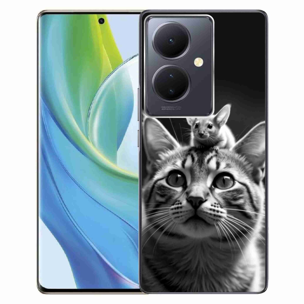 Gelový kryt mmCase na Vivo V29 Lite 5G - zvířecí přátelství 2
