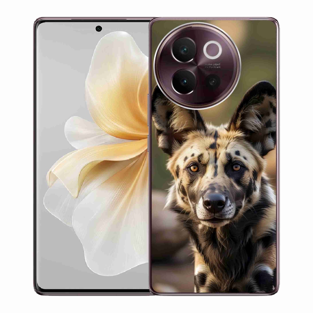 Gelový kryt mmCase na Vivo V40 Lite 5G - africký divoký pes