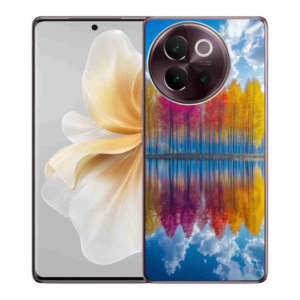 Gelový kryt mmCase na Vivo V40 Lite 5G - barevné stromy