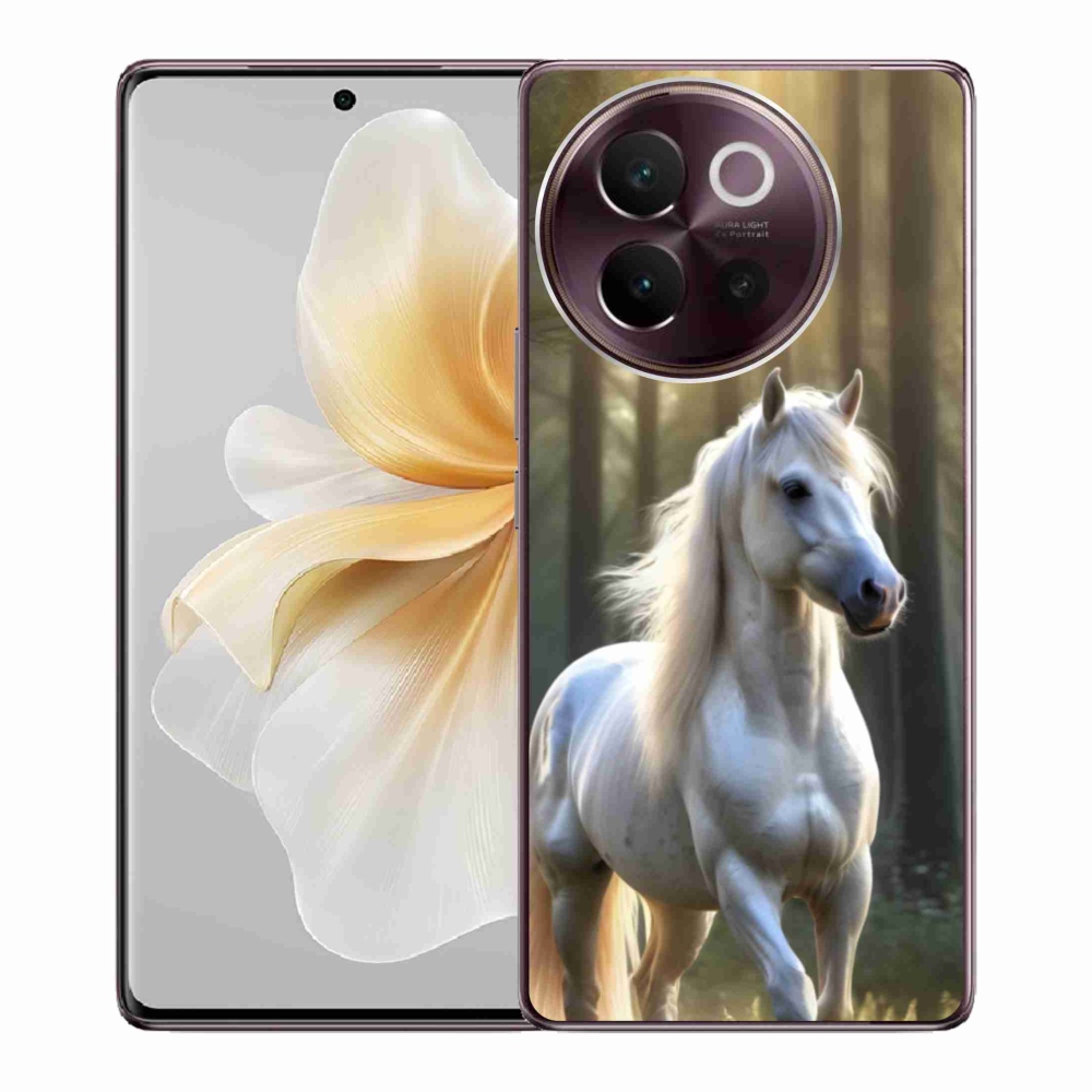 Gelový kryt mmCase na Vivo V40 Lite 5G - bílý kůň 3