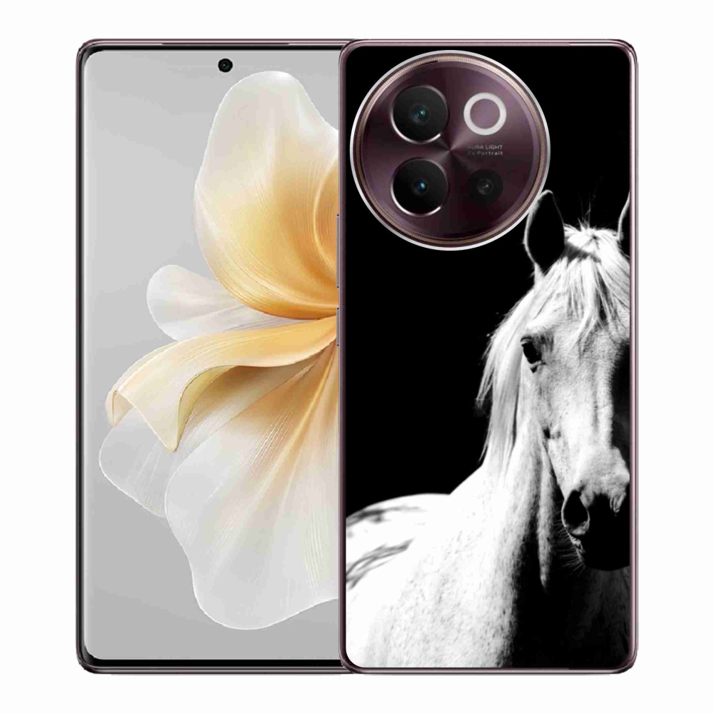 Gelový kryt mmCase na Vivo V40 Lite 5G - bílý kůň 5